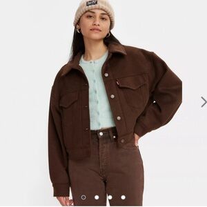 Levi’s Wool Trucker Jacket, Brown